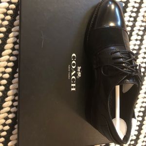 Brand New Black “Waverly Patchwork” Coach shoes